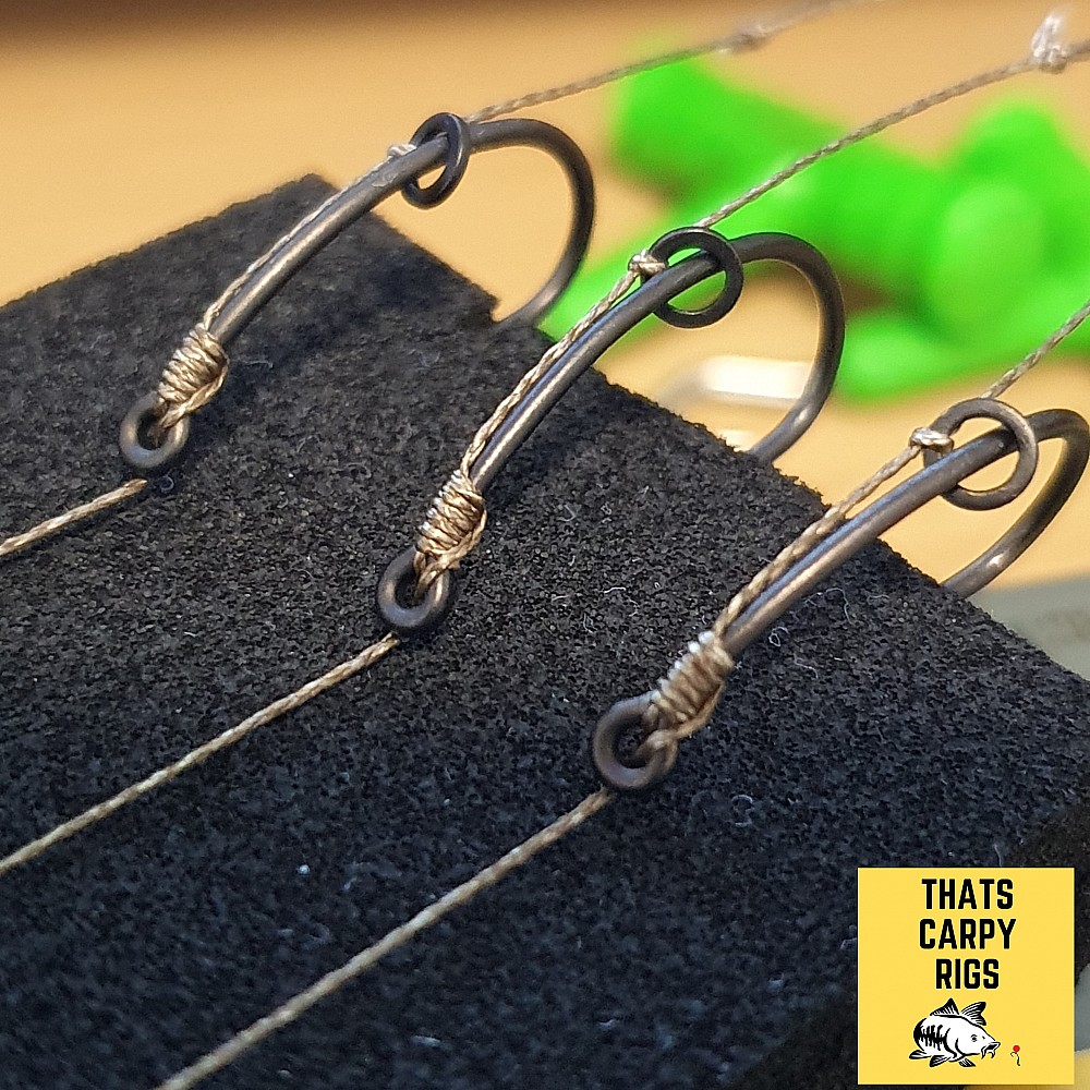 Solid PVA Bag Hair Rigs Professionally Tied Carp Rigs